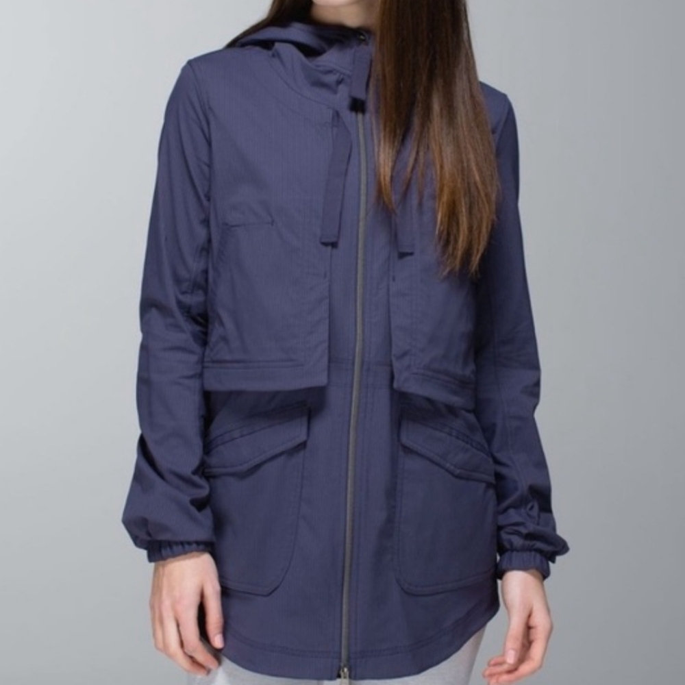 Lululemon Blue Yogi Anorak Jacket